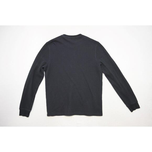 Penguin Munsingwear Thermal Sweatshirt Sweater Black Mens Size XL - Picture 8 of 8